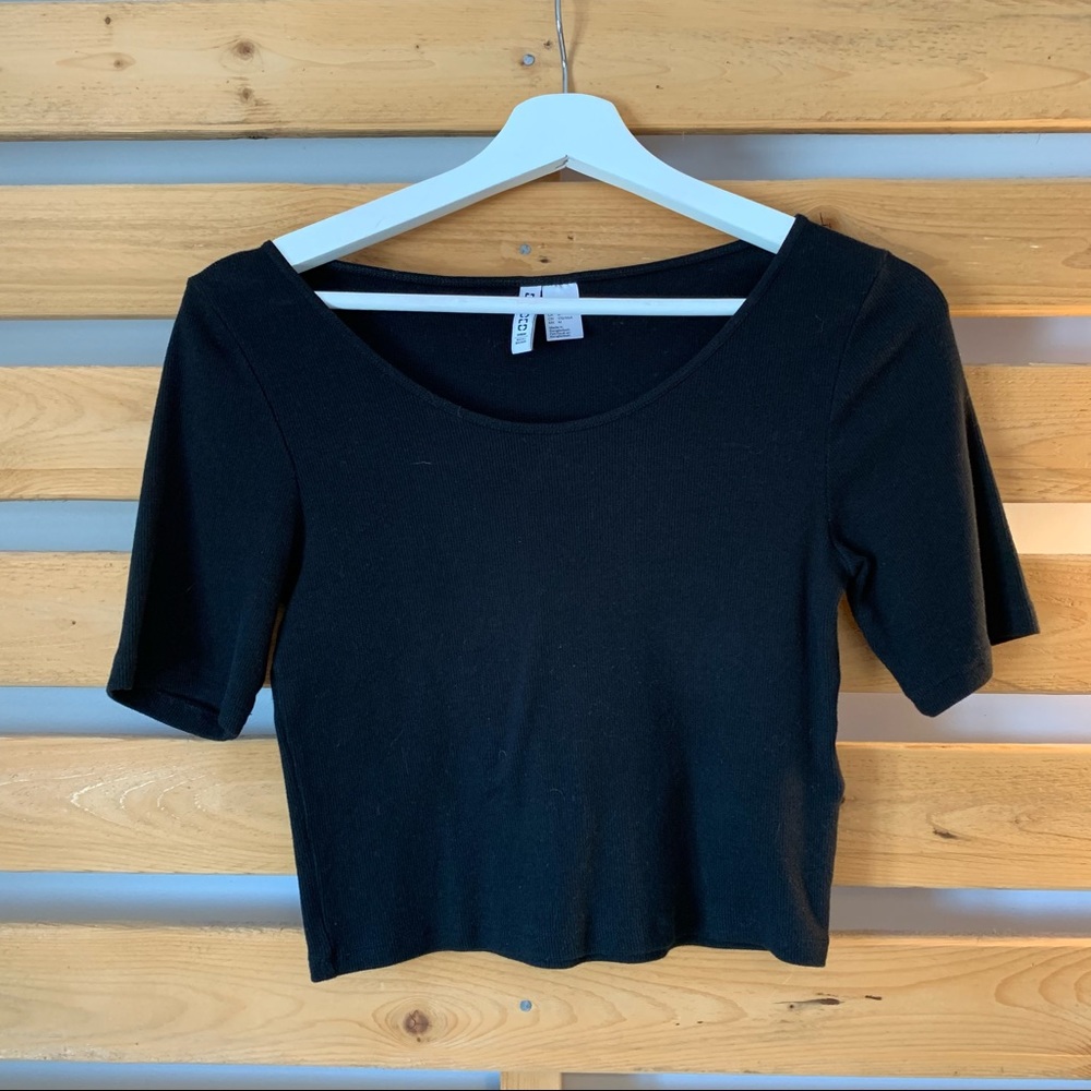 Black Crop Top